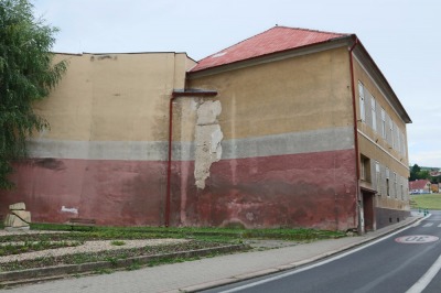 Brownfield v centru města Bíliny